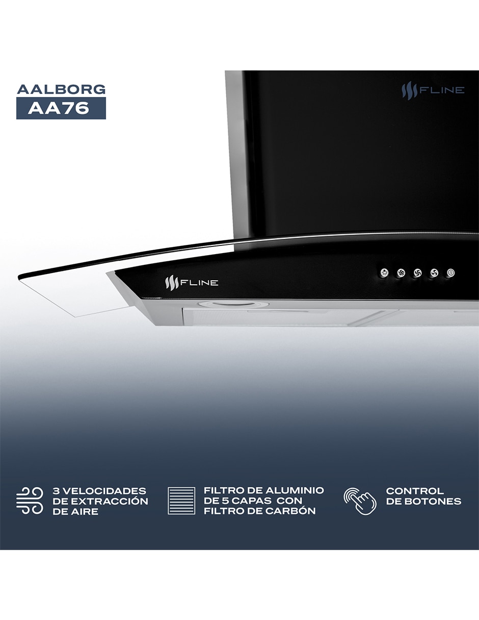 Campana de pared AA76 de vidrio 3