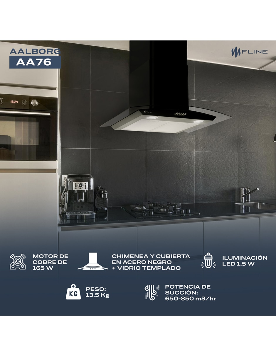 Campana de pared AA76 de vidrio 4