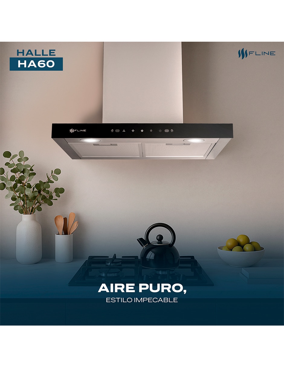 Campana de pared HA60 de acero inoxidable 2