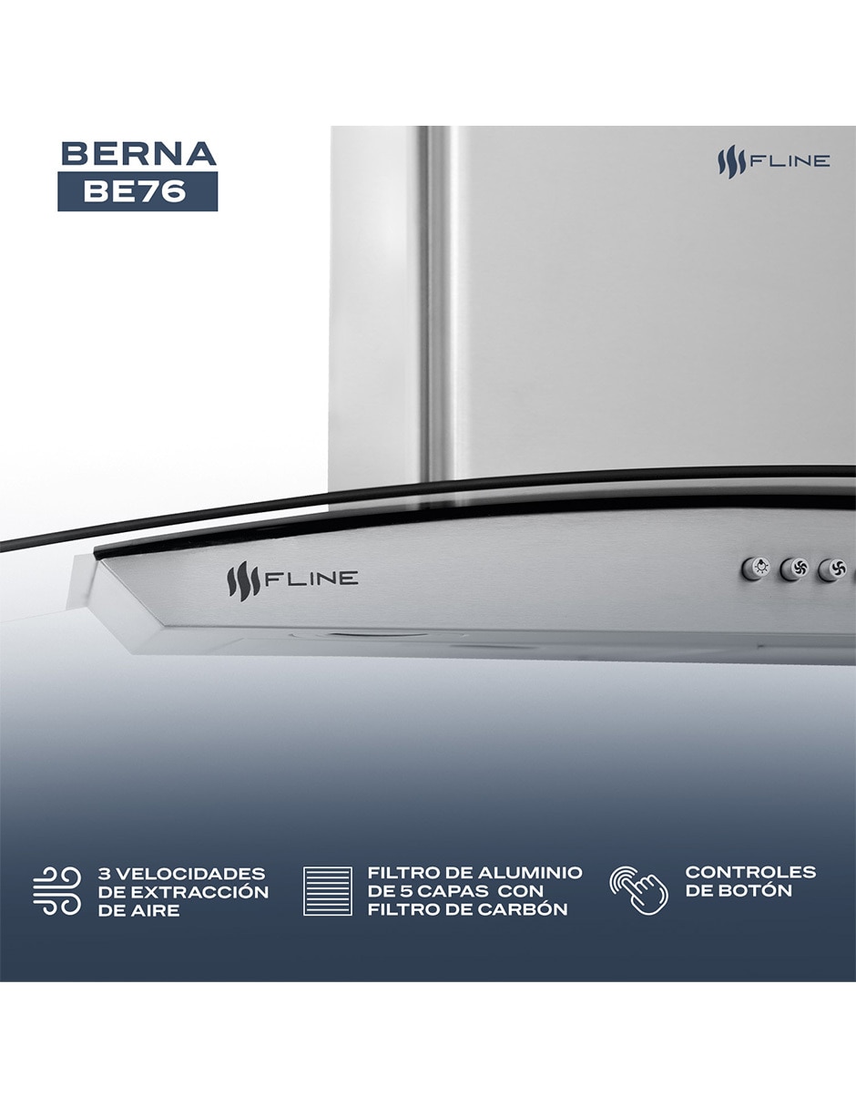Campana de pared BE76 de acero inoxidable 3