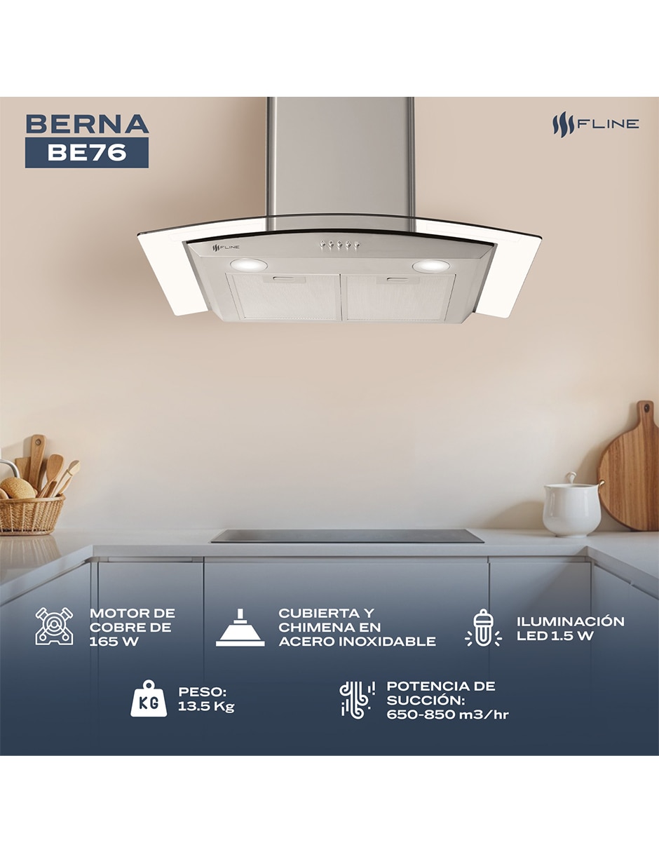Campana de pared BE76 de acero inoxidable 4