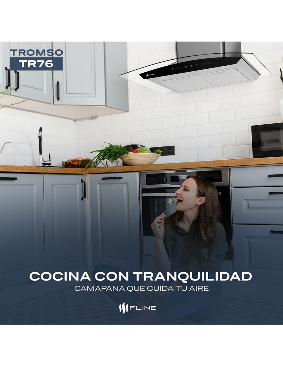 Campana de pared TR76 de acero inoxidable 2