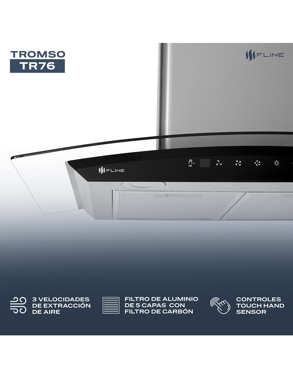 Campana de pared TR76 de acero inoxidable 3