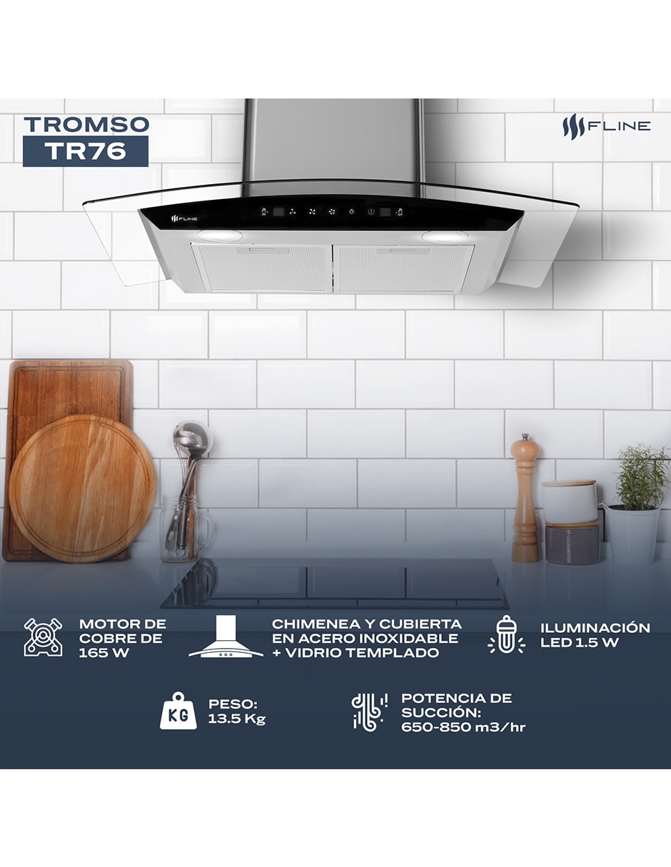Campana de pared TR76 de acero inoxidable 4