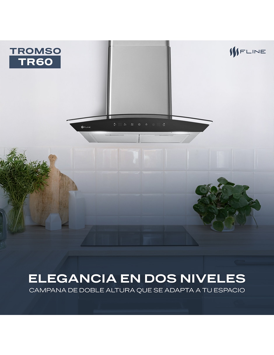 Campana de pared TR60 de acero inoxidable 2