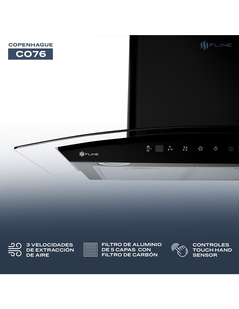 Campana de pared CO76 de vidrio 2