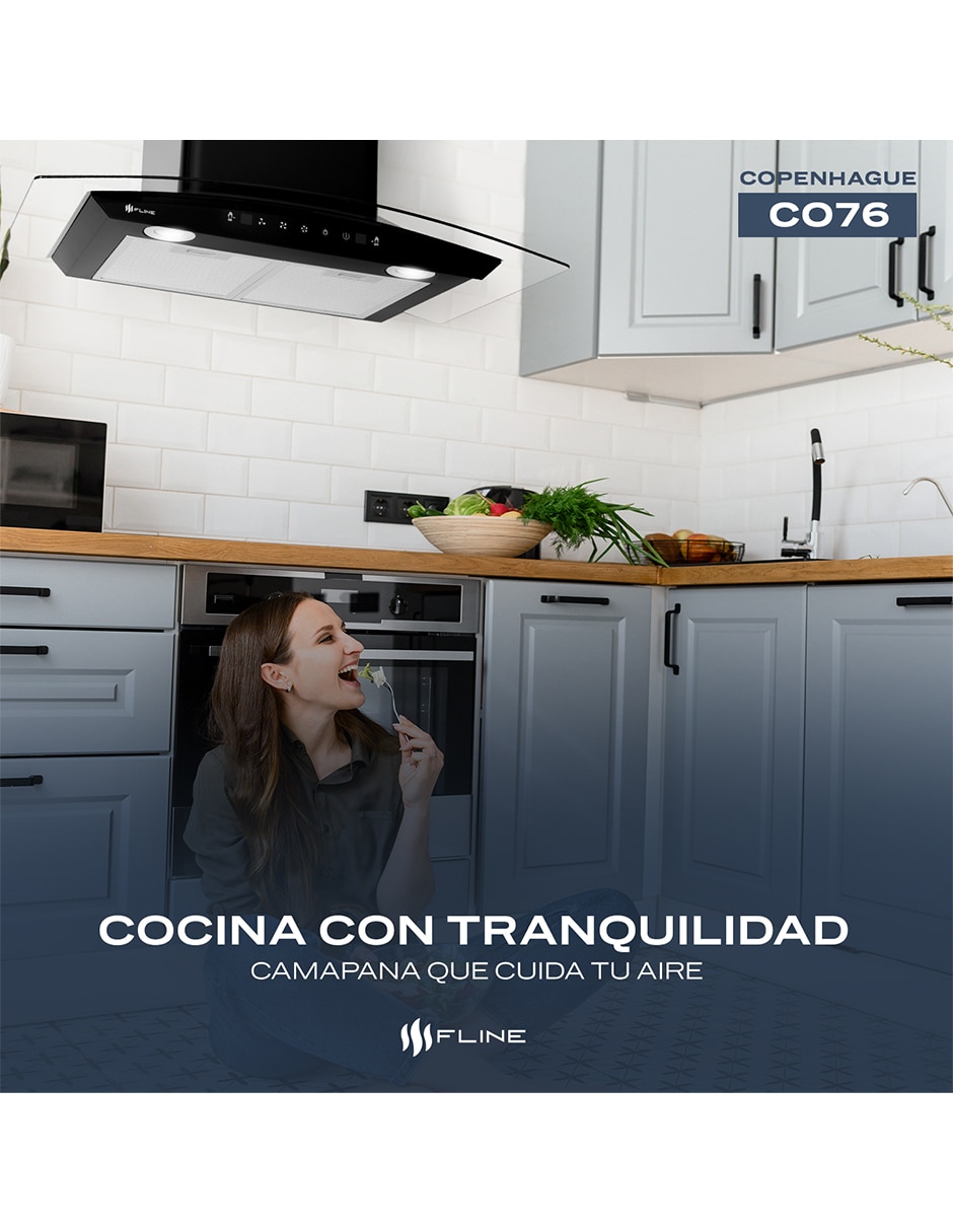 Campana de pared CO76 de vidrio 3