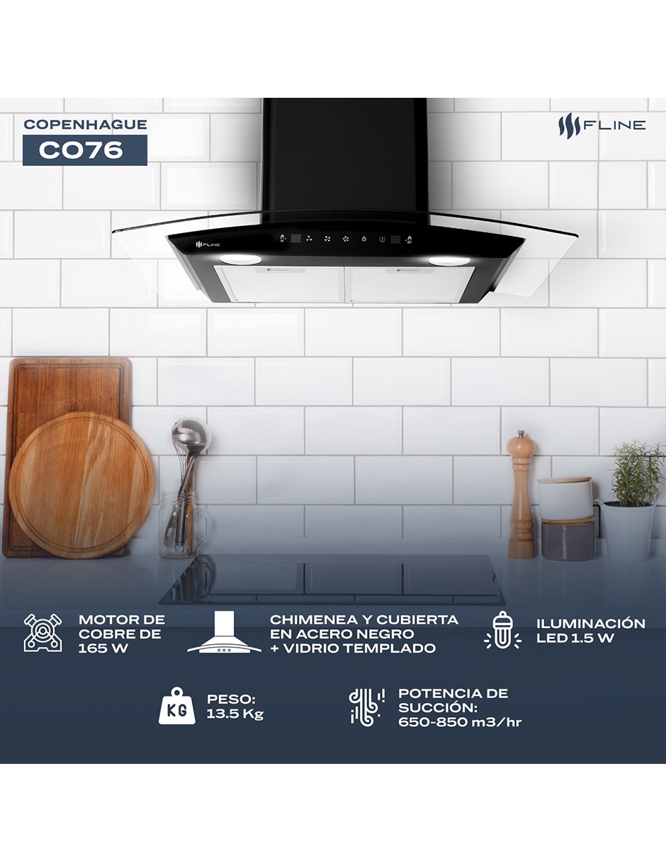 Campana de pared CO76 de vidrio 4
