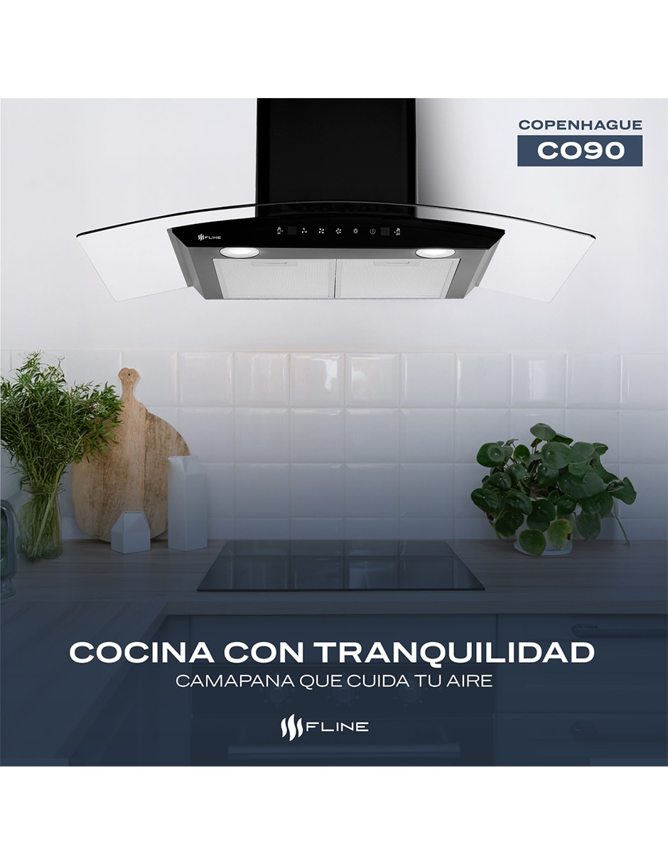 Campana de pared CO90 de vidrio 2