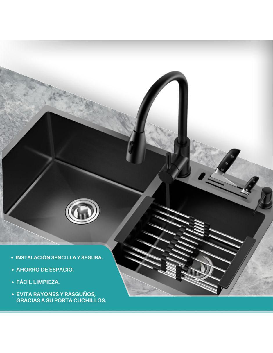 Fregadero de acero inoxidable Portacuchillo 4