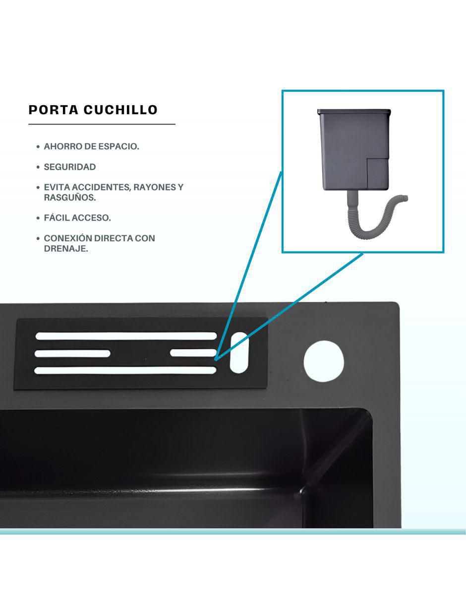 Fregadero de acero inoxidable Portacuchillo 5