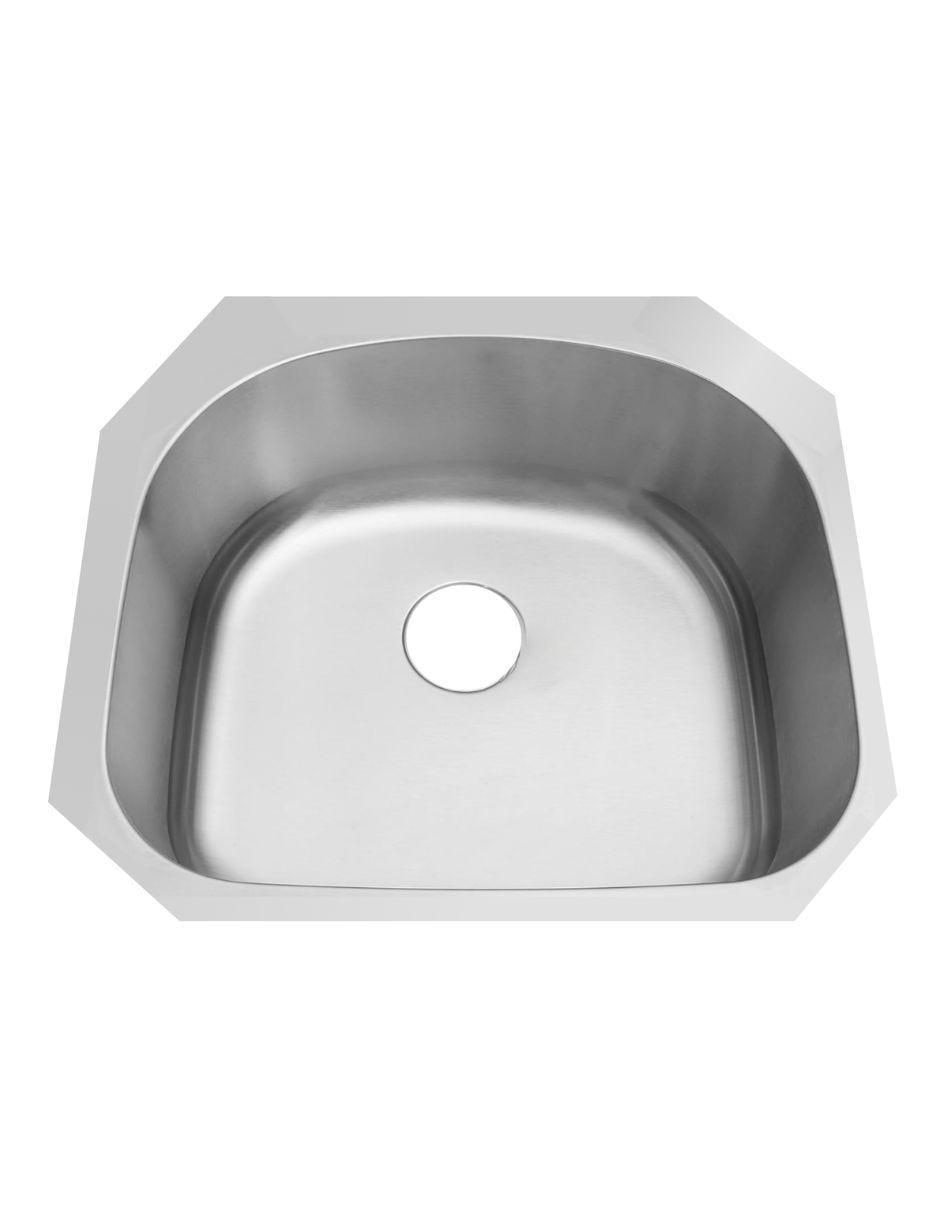 Fregadero de acero inoxidable chica plata