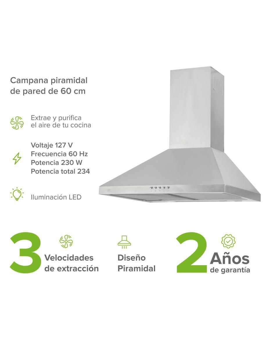 Campana de pared CEP60 de acero inoxidable 2