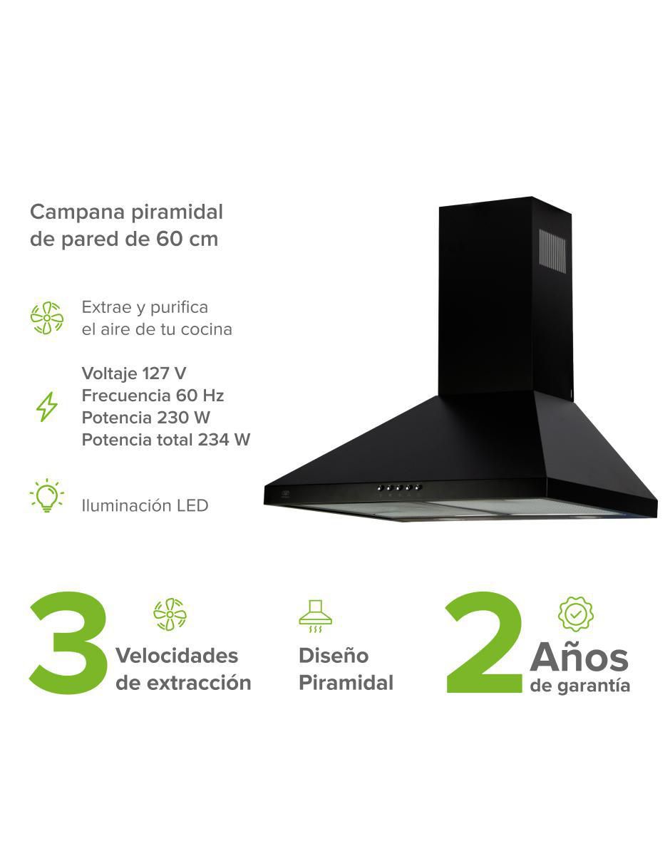 Campana de pared CEP60N de acero inoxidable 2