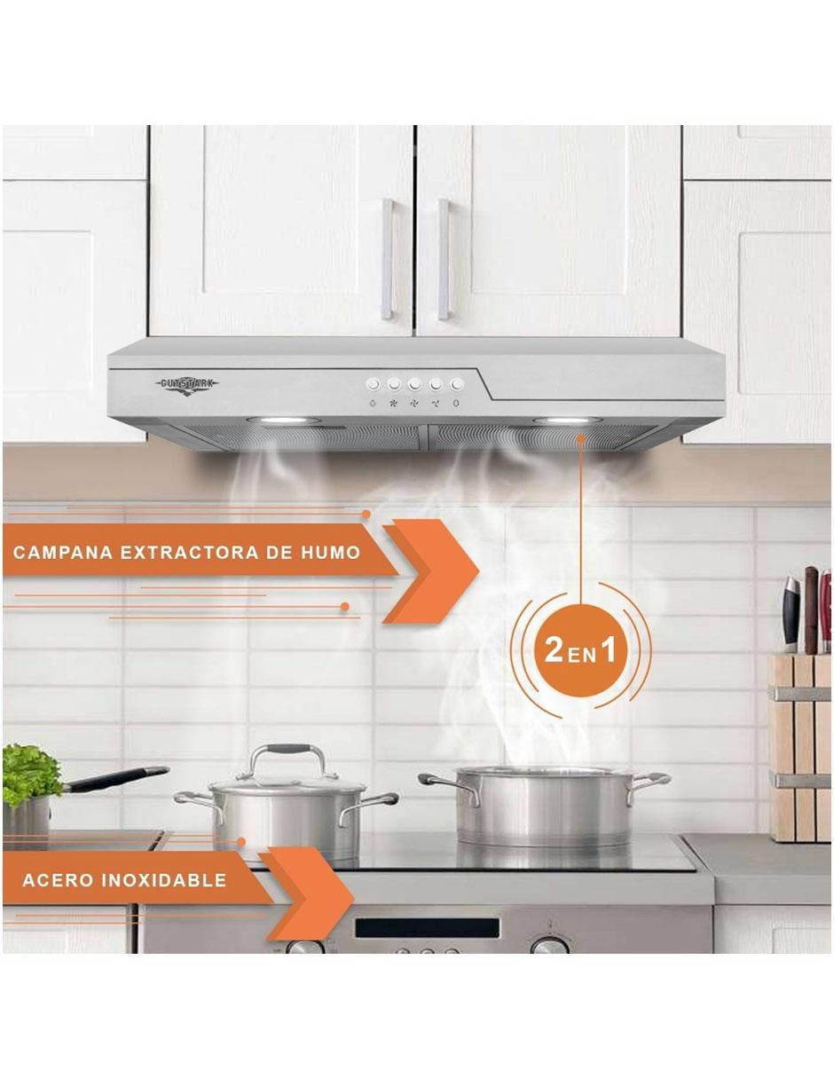 Parrilla híbrida empotrable 6