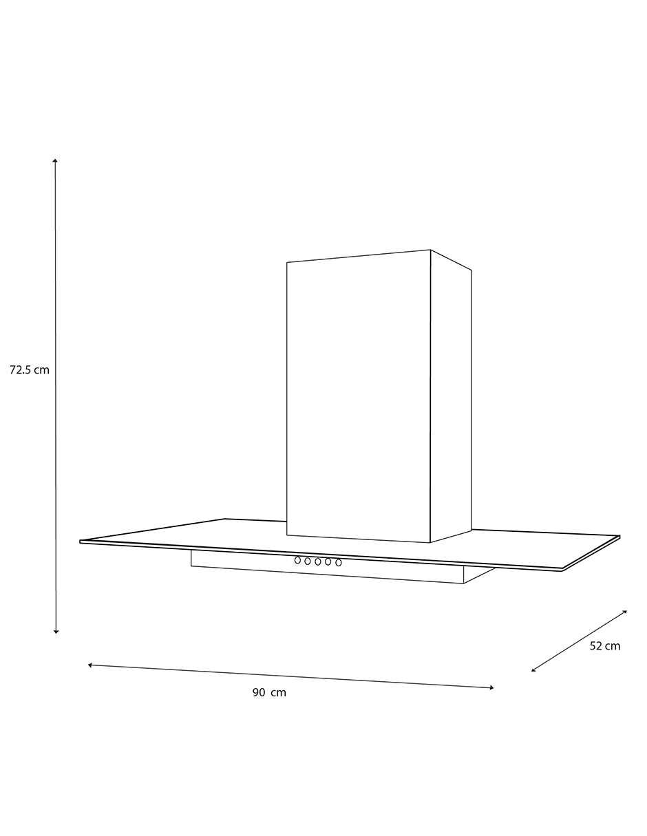 Campana de pared CU9018P2DS0 de metal y vidrio 11