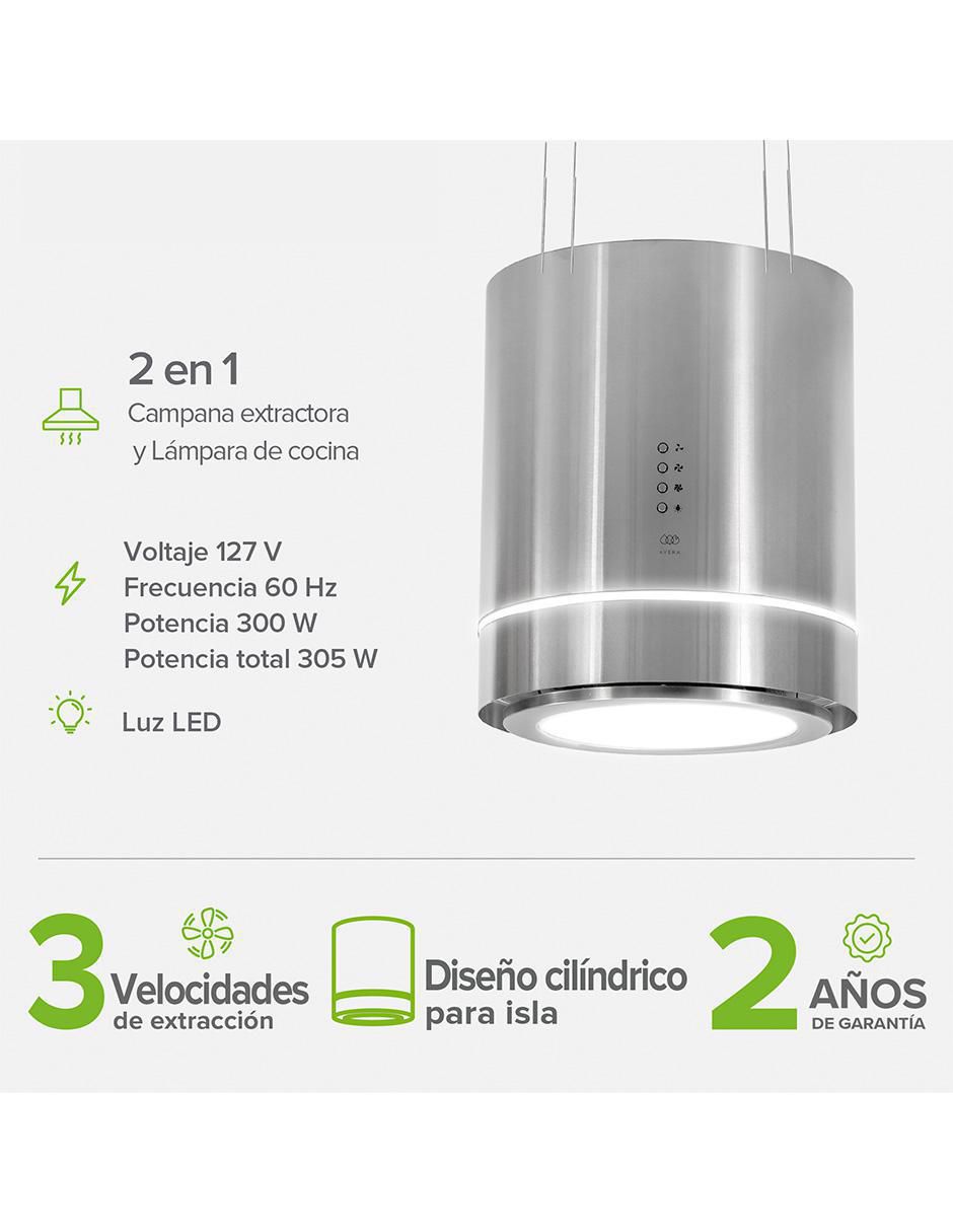 Campana de isla cis38c de acero inoxidable 2