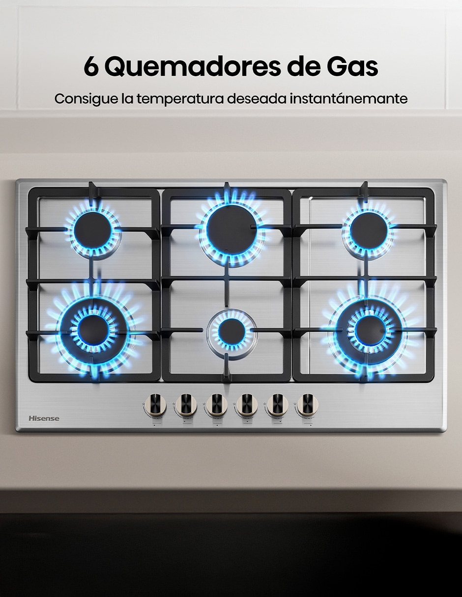 Parrilla a gas lp empotrable 7