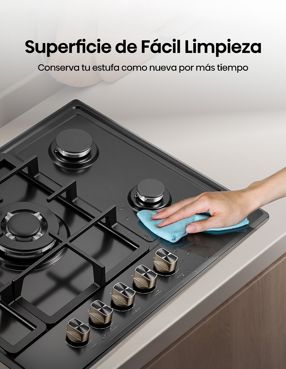 Parrilla a gas lp empotrable 10