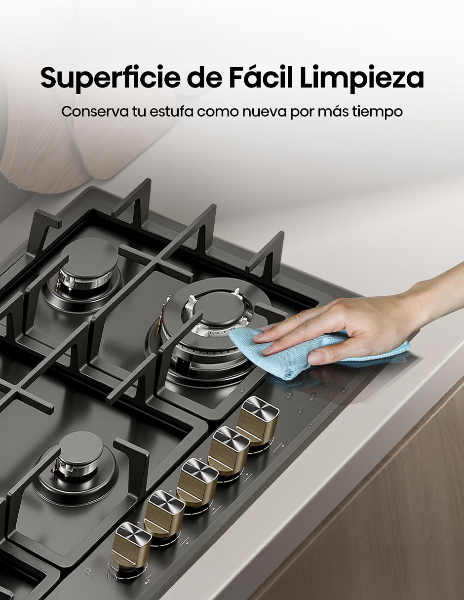 Parrilla a gas lp empotrable 11