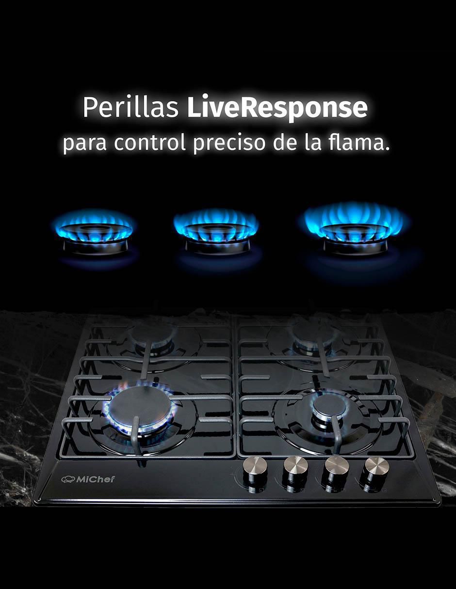 Parrilla a gas lp empotrable 7