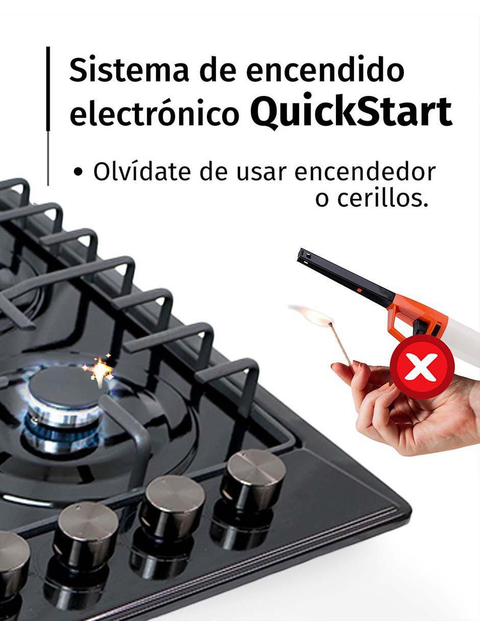 Parrilla a gas lp empotrable 8