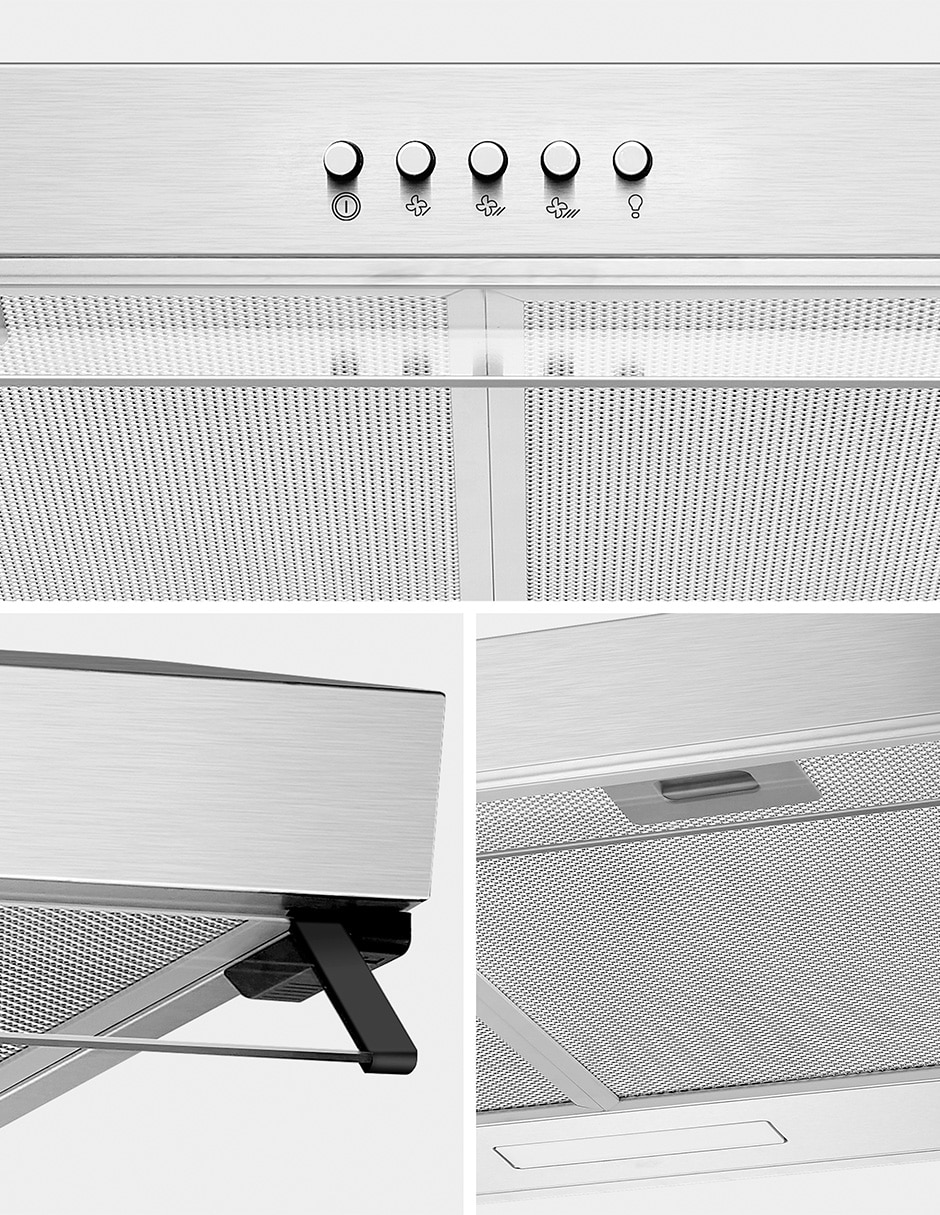 Campana de pared HUH701SS de acero 2