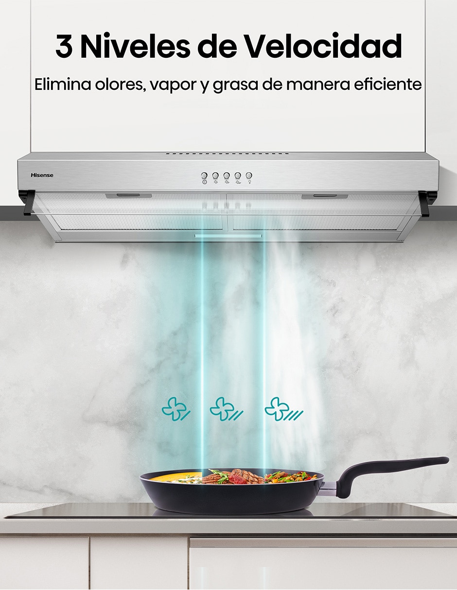 Campana de pared HUH701SS de acero 7