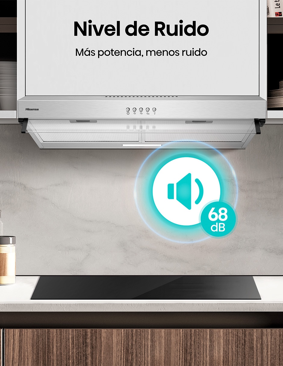 Campana de pared HUH701SS de acero 9