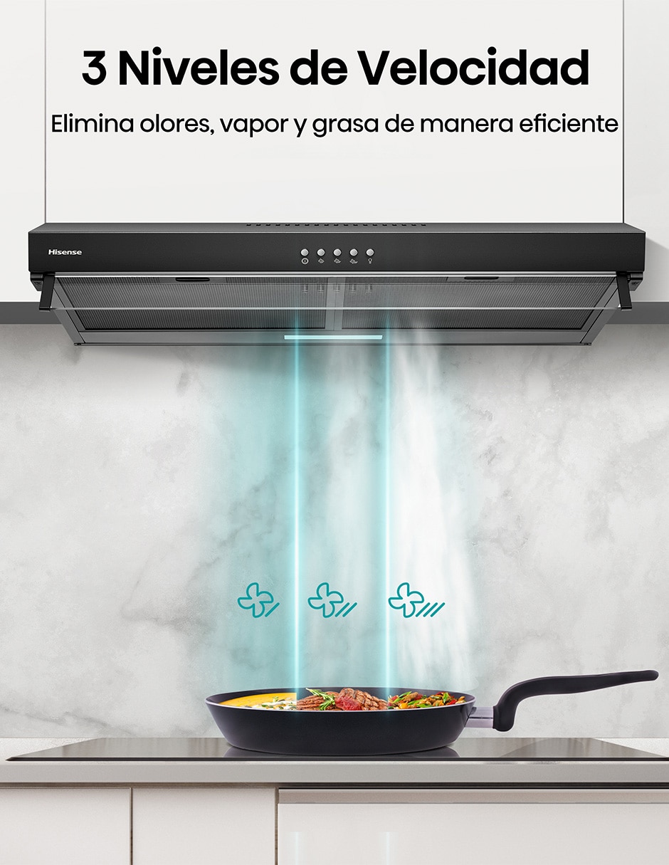Campana de pared HUH701BS de aluminio 4