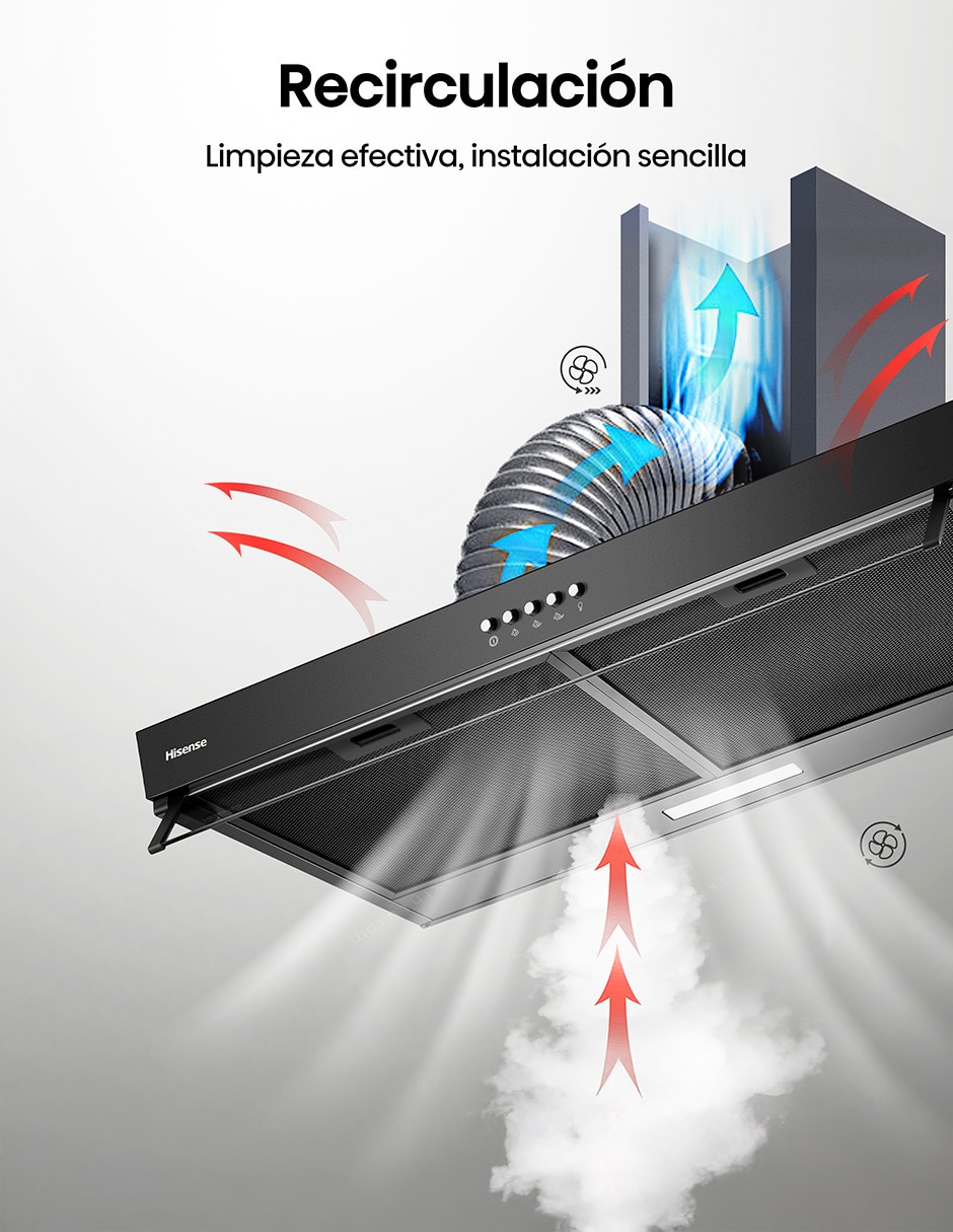 Campana de pared HUH701BS de aluminio 6