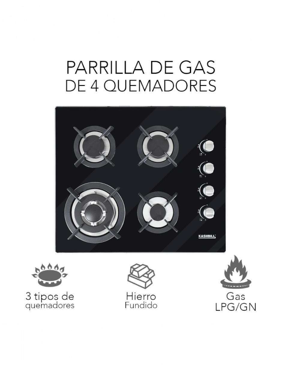 Parrilla a gas lp empotrable 3