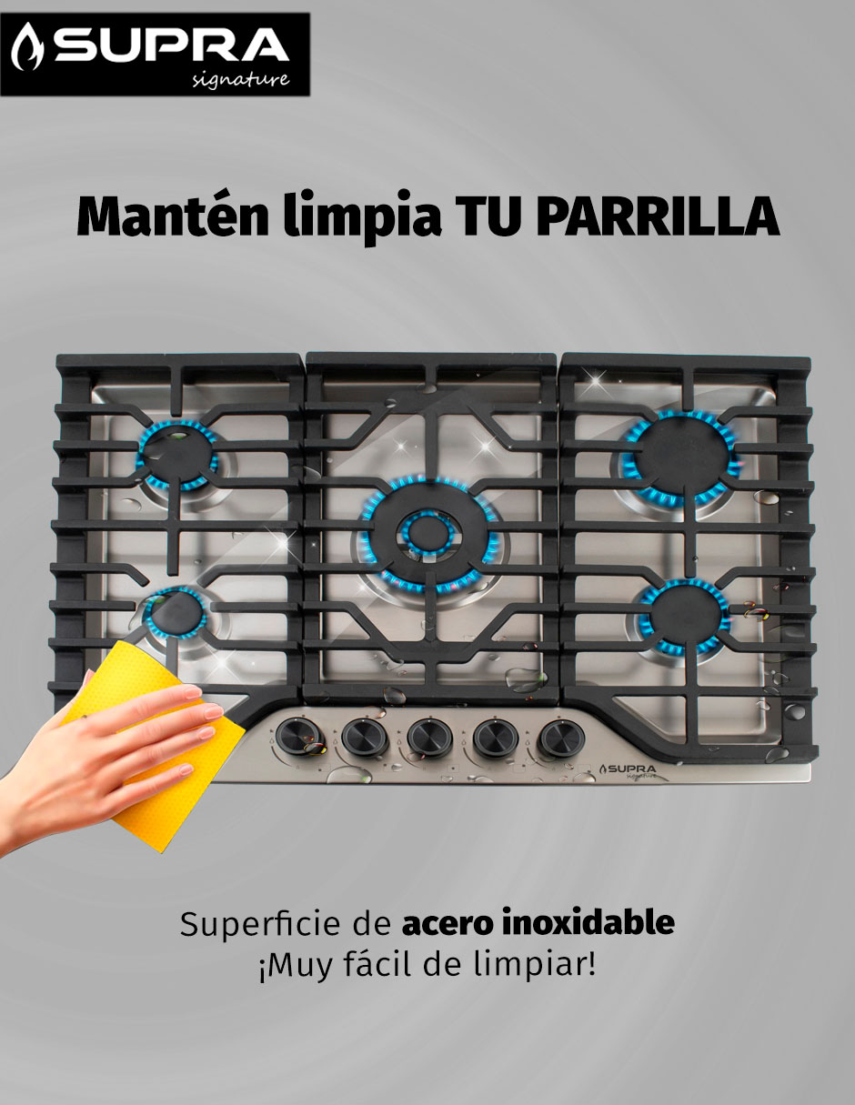 Parrilla a gas lp empotrable 2