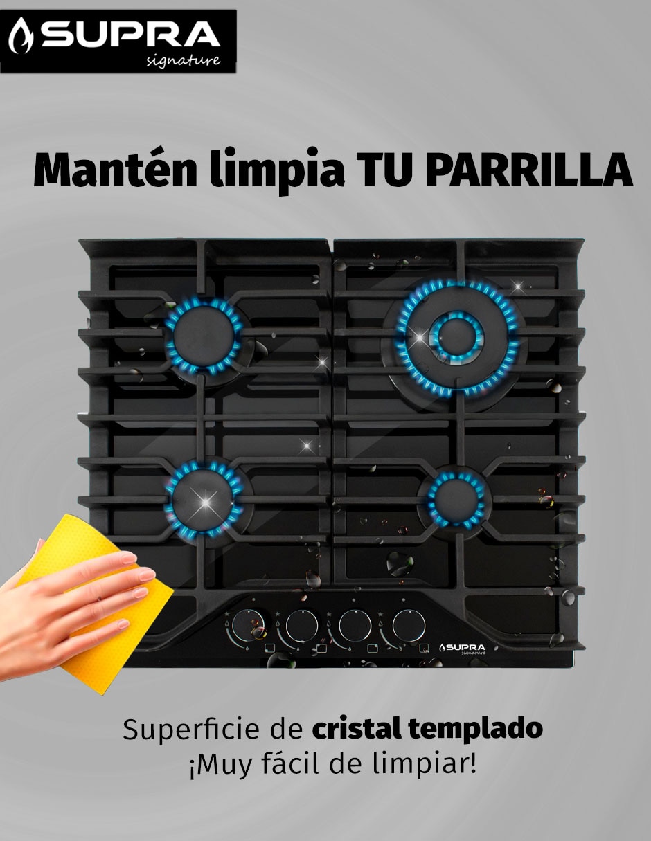 Parrilla a gas lp empotrable 4