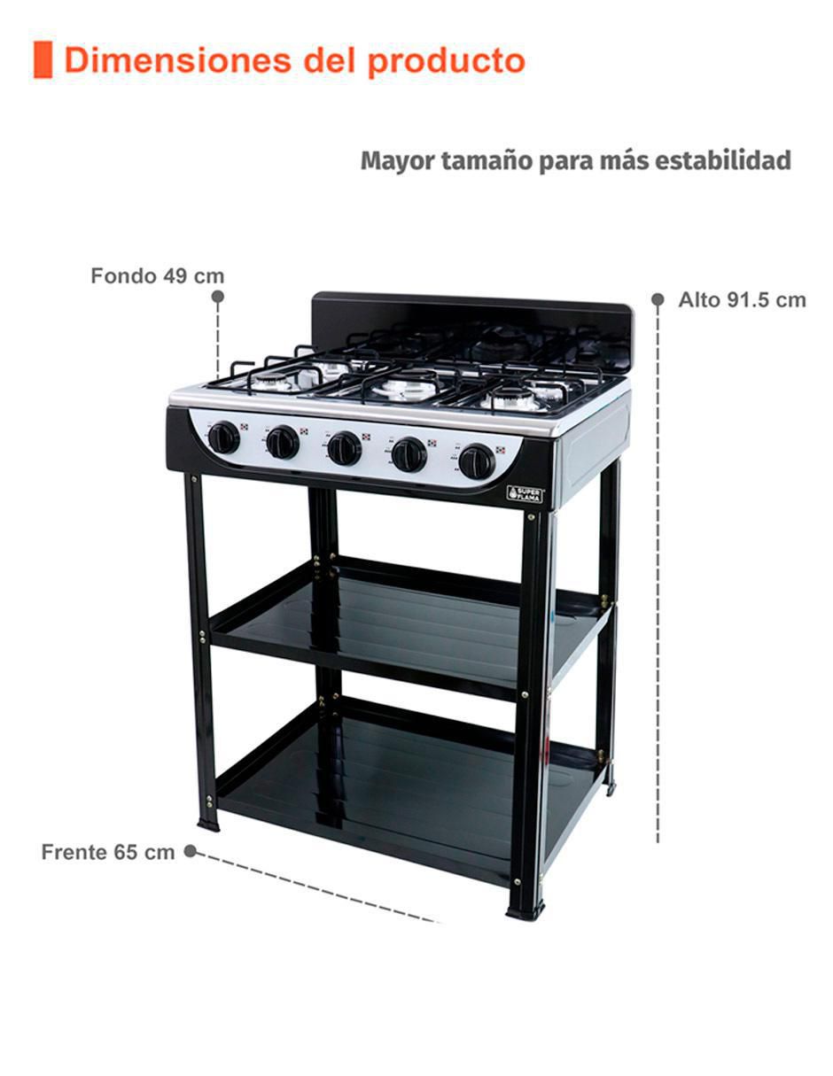 Parrilla a gas lp empotrable 10
