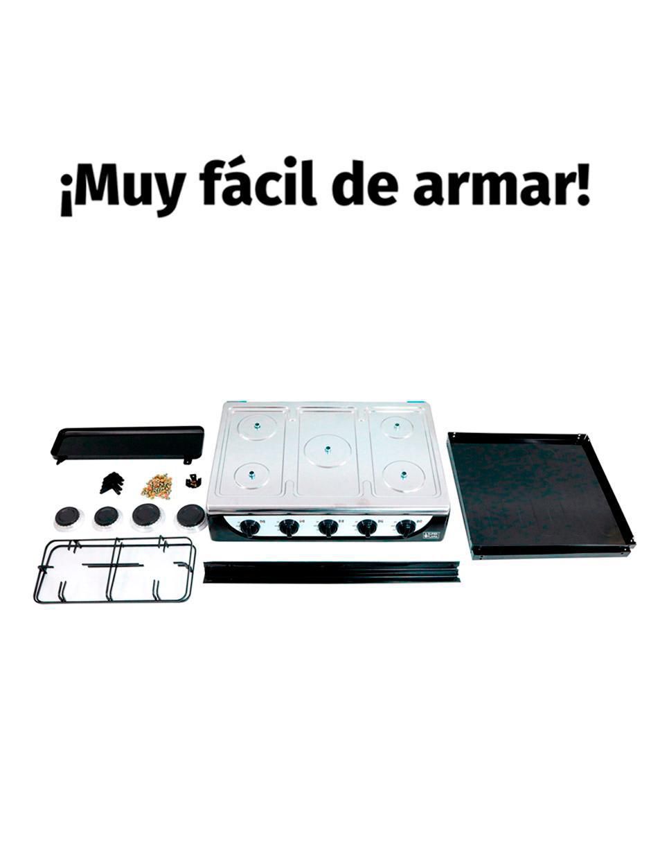 Parrilla a gas lp empotrable 6