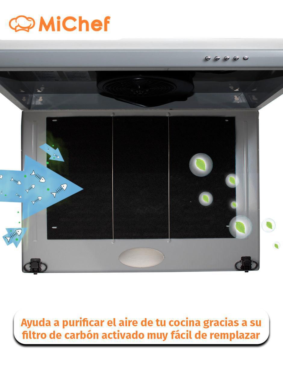 Campana plana ARIA G-60 de acero inoxidable 8