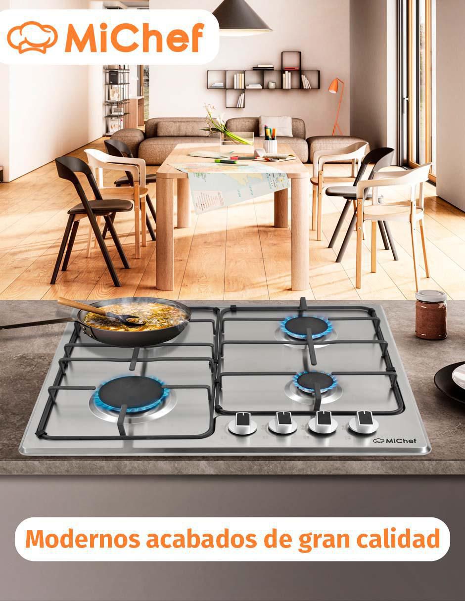 Parrilla a gas lp empotrable 5