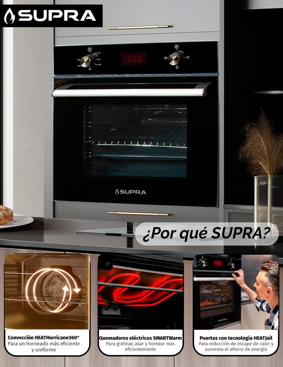 Horno eléctrico ZAFIRO 220V capacidad 1.9 pies 3