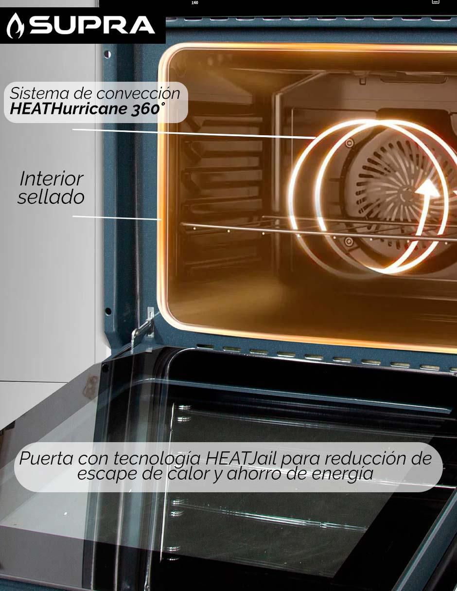 Horno eléctrico ZAFIRO 220V capacidad 1.9 pies 5