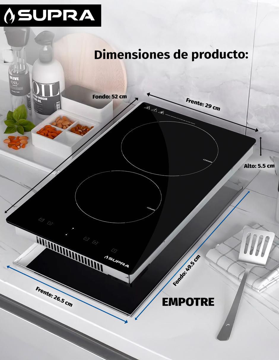 Parrilla eléctrica empotrable 10
