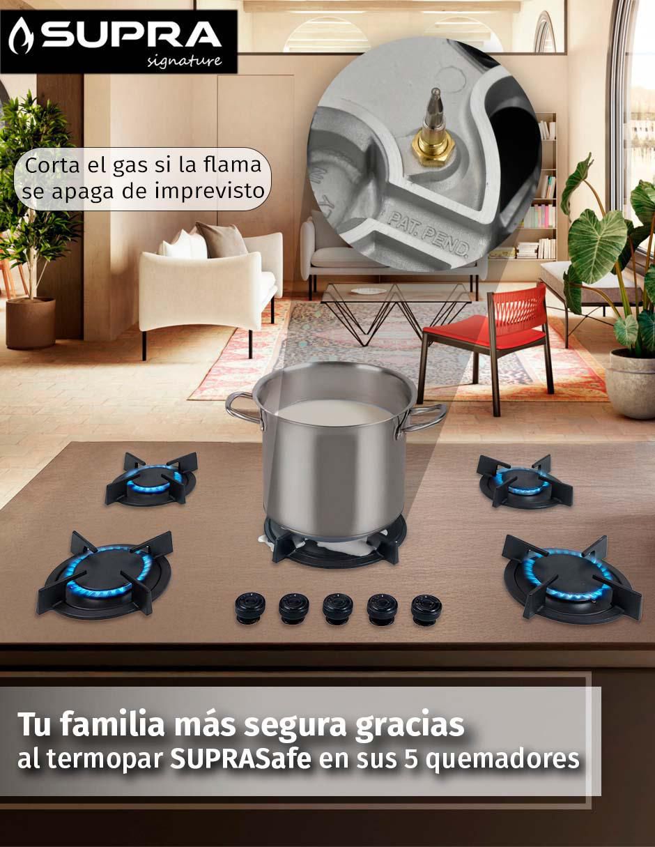 Parrilla a gas lp empotrable 12