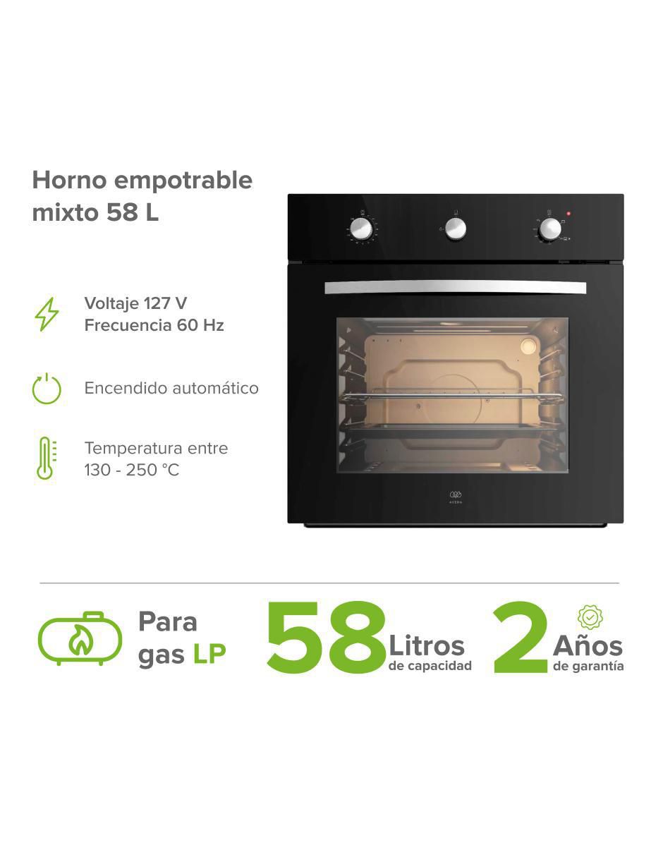 Horno eléctrico HEM01LP capacidad 58 L 2