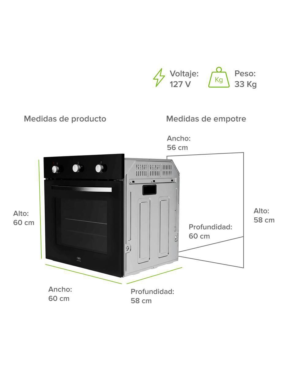 Horno eléctrico HEM01LP capacidad 58 L 5