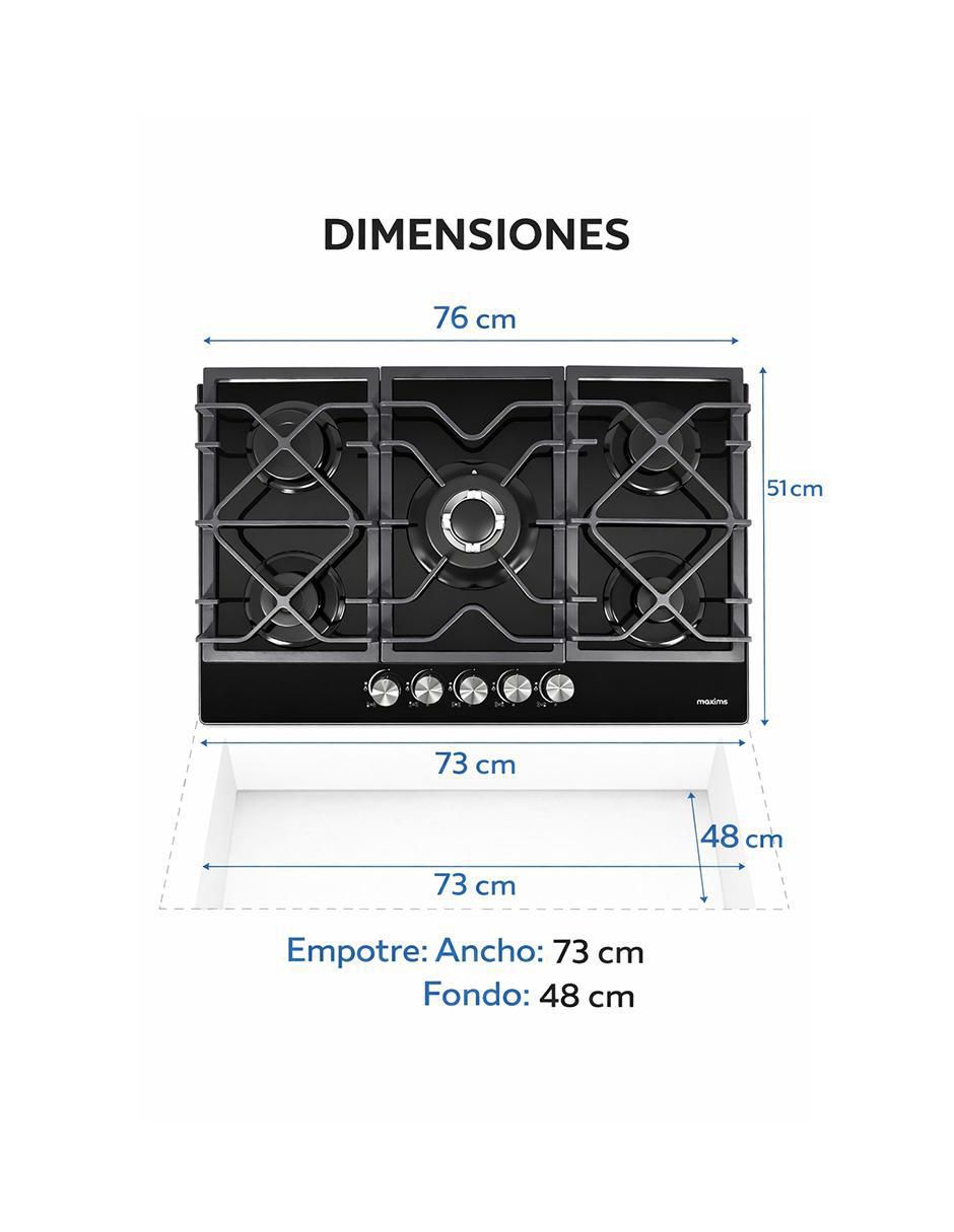 Parrilla a gas empotrable 5