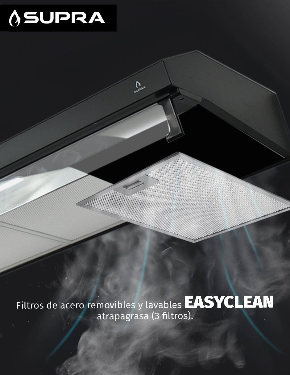 Campana de pared NUBE N-80 de acero 2
