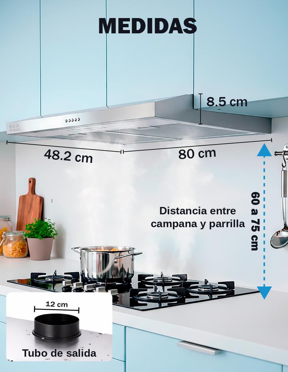 Campana plana de acero inoxidable 7