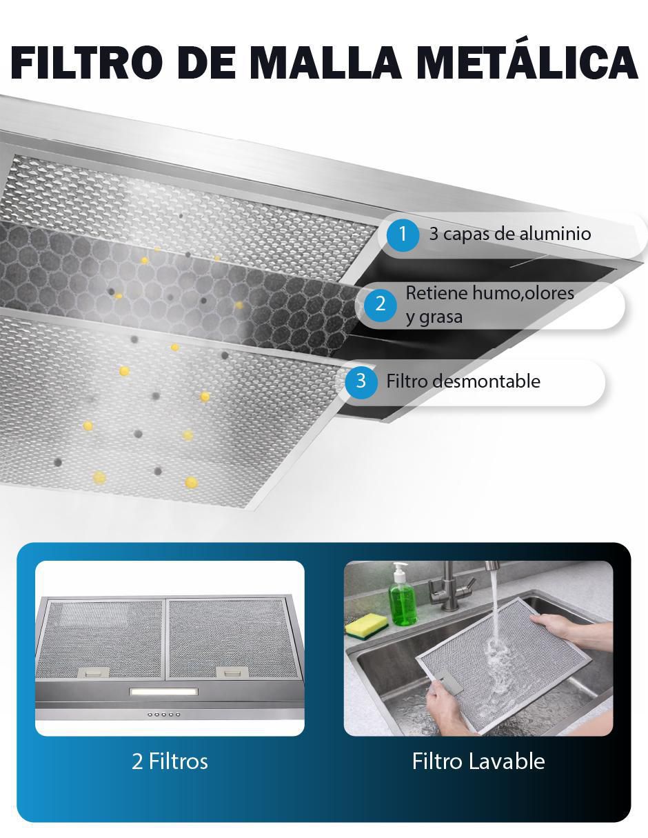 Campana plana de acero inoxidable 5
