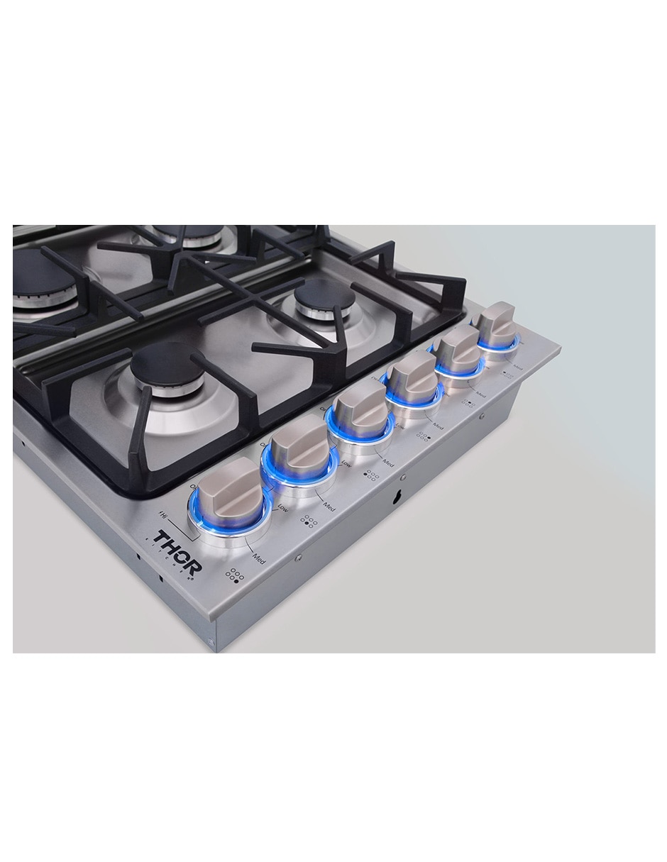 Parrilla a gas lp empotrable 4